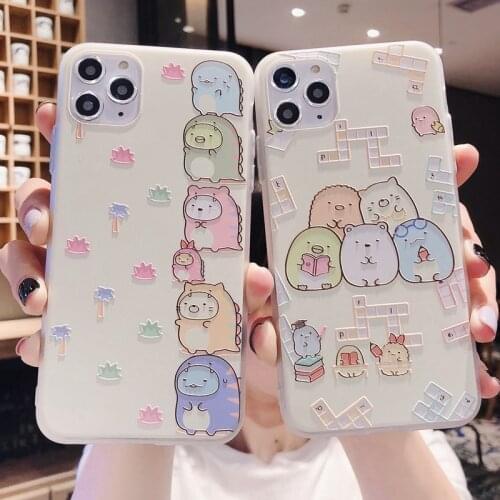 Sumikko Gurashi Cases For Xiaomi Mi Redmi Note 9S 8T 8 7 5 6 K20 K30 9 Pro Max S2 A3 10 Lite SE Pocophone F2 Pro F1 Relief Coque
