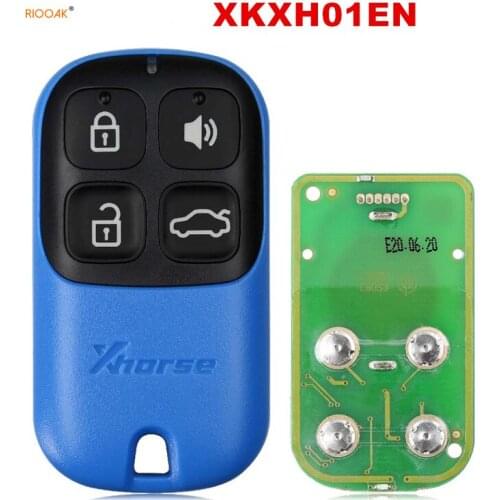 RIOOAK XHORSE XKXH01EN Universal Remote Key 4 Buttons for VVDI Key Tool English Version locksmith tools