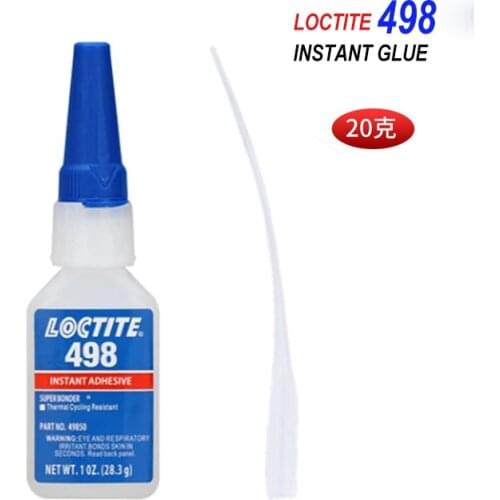 1PCS Loctite 498 Instant Super Glue 20ml Ceramic Glass Quick Sol Colorless Glue Office School Household Goods Home Tools