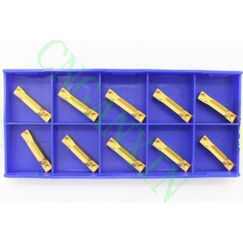 10pcs CNGANXIN ZTHD0504-MG YBC251 CNC Carbide Grooving insert