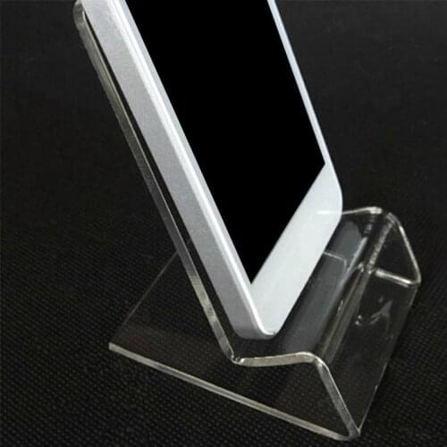 Acrylic Mobile Phone Display Stand Business Card Rack Display Office Stationery Bracket Supplies
