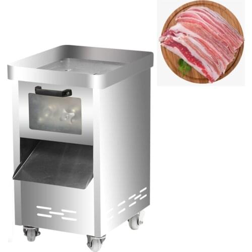 Fast Meat Slicer Automatic Meat Cutter Household Electric Slicer Stainless Steel Commercial Shred Dicing Machine 1800W