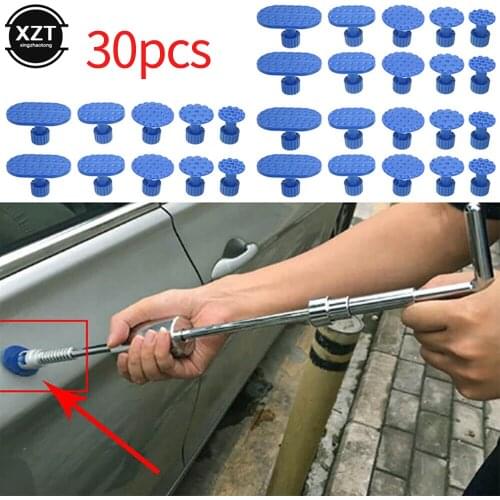 Car Body Hail Glue Puller Tabs Paintless Removal Dent Tool Kit Dent Puller Removal Car Auto Body Repair Tool 30pcs