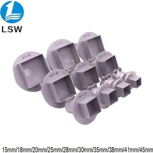 Free shipping 850 series rework station PLCC chip Special air Hot air gun Nozzle four side wind mouth nozzle 22MM caliber