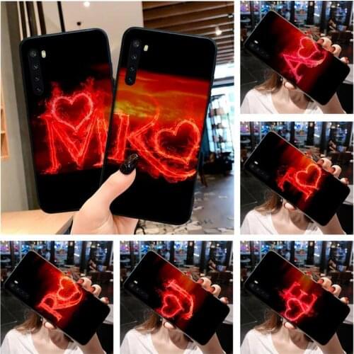 Love Heart Letter Phone Case for Xiaomi Mi Note 10 Lite Mi 9T Pro xiaomi 10 10 CC9 Pro