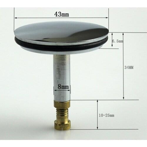 Bouncing Floor Drain Fittings Bathtub Drain Plug Switch Plug Bath Brass Bathtub Shower Room Bounce Plug Bouncing Core Basin