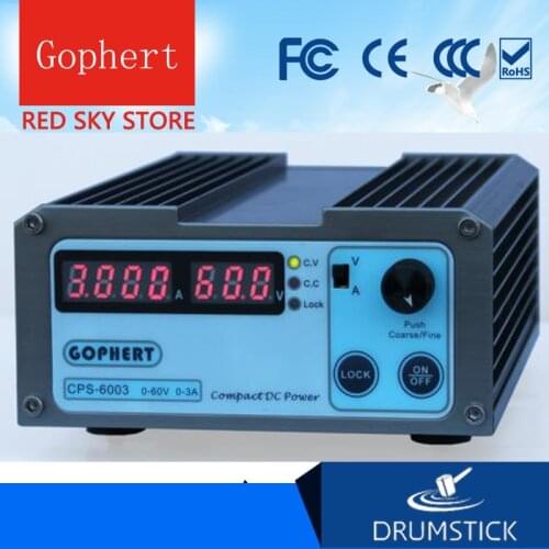 Steady Gophert CPS-6003 DC Switching Power Supply Single Output0-60V 0-3A 180W adjustable