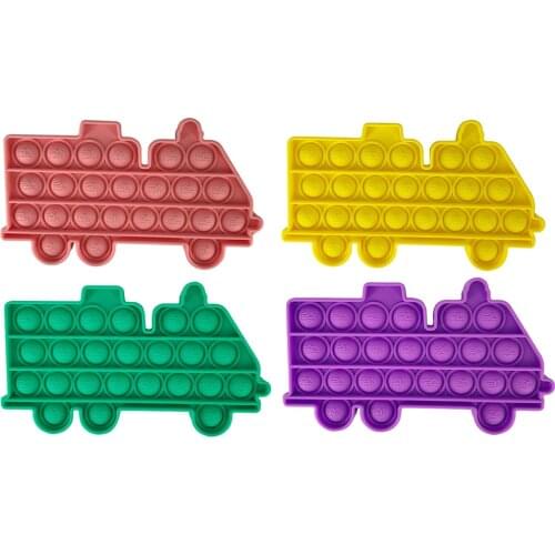 Fidget toysSilicone Anti-stress Toys Early Education Puzzle Autism Stress Relief Vent Toy Funny Slow Soft Kid Decompression Ball