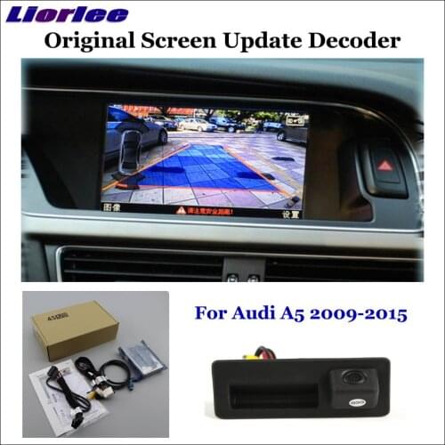 HD Reversing Parking Camera For Audi A5 8T F5 MMI Rear View Backup CAM Decoder Accessories