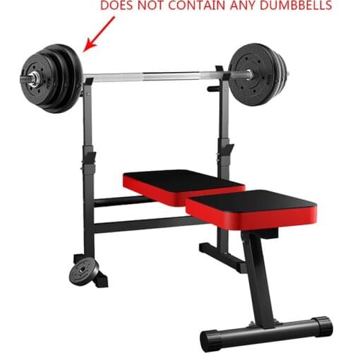 Dumbbell Bench Multifunctional Barbell Bed Foldable Can Be Stored Fitness Equipment Sports Goods Weightlifting Bed Load 250KG XE