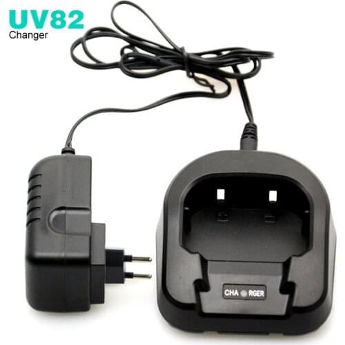CH-8 Li-ion Battery Desktop Charger For Baofeng UV-82 UV-89 UV-8D Radio Walkie Talkie Accessories EU or US 100-240V