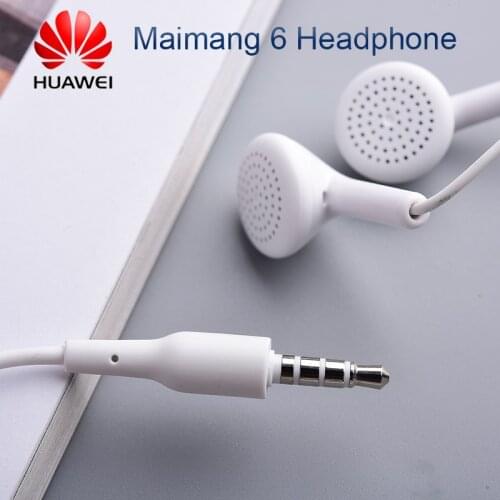 Original Huawei 3.5mm Earphones In-Ear Stereo Bass Wired Control Headset With Microphone For P30 P20 P10 Lite Y6 Y7 Y9 Honor 9 8