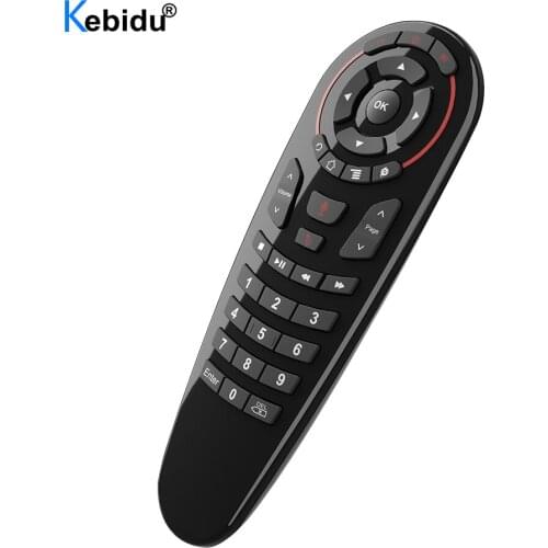G30S Voice Search Air Mouse 33 Keys IR Learning Gyroscope 2.4G USB Smart Remote Control Gyro Sensing for X96 Android TV Box