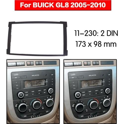 Car Radio frame Audio Fascia For BUICK GL8 2005 - 2010 Car Stereo Radio Fascia Panel Installation Adapter DVD player Frame