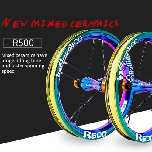 Rollingon Balanced Wheel Hub 12-inch Porcelain Bearing Aluminum Alloy Wheel Set Modification