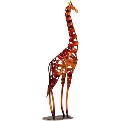 Giraffe Sculpture Realistic Giraffe Figurines Home Office Desktop Decor
