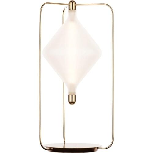 Modern minimalist hourglass table lamp Nordic bedroom bedside living room study room exhibition hall soft decoration lamps