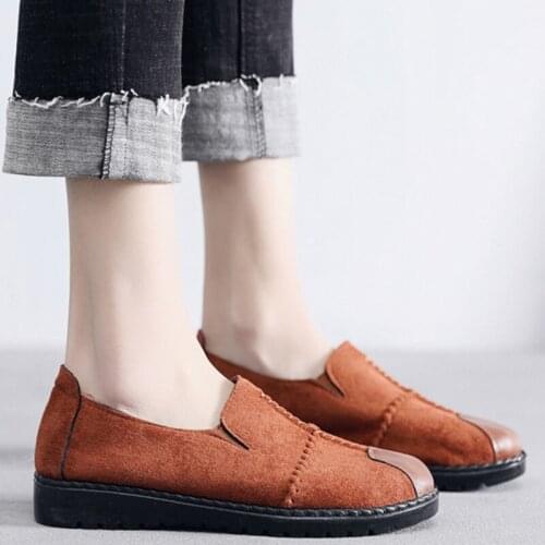 Women Students Flat Shoes Pedal Lazy Jeans Shoes Casual WomenS Vulcanize Shoes Large Size