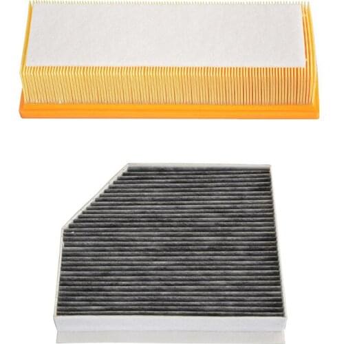 Air Filter Cabin Filter for Audi A4 B8 A4 Avant 2007-2015 A4 Allroad B8 2009-2016 S4 RS4 Quattro 2008-2015 8K0133843E 8K0819439
