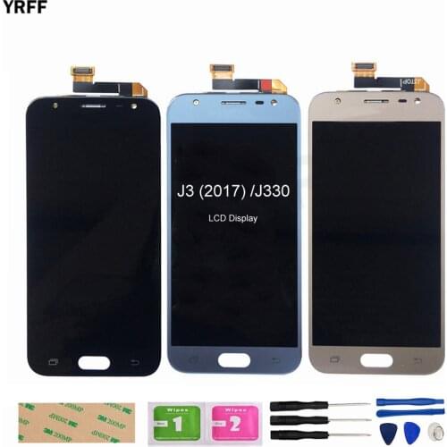 LCD Display Screen For Samsung Galaxy J3 (2017) J330 LCD Display Touch Screen Digitizer Sensor Panel Free shipping