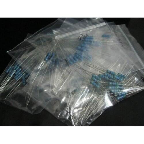 1/2W Metal Film Resistors Assorted kit 56 Values (1 ohm~ 10M ohm) 5% 560pcs