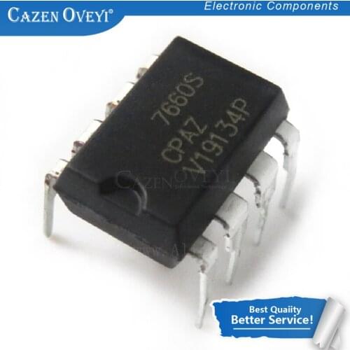 10pcs/lot TC7660CPA TC7660 DIP-8 In Stock
