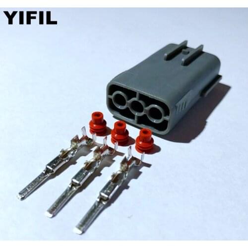 100pcs/lot 3 Pin/Way DL 090 Male Sumitomo Waterproof Cable Connector Socket For Nissan Suzuki Mazda RX8 Ignition Coil 6195-0012