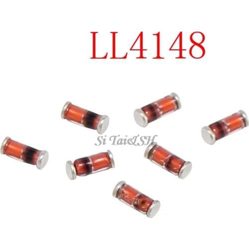 100PCS LL4148 LL-34 1N4148 IN4148 High-speed switching diodes