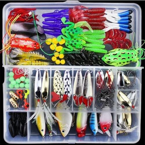 141Pcs Lures Multifunctional All Swimming Layers False Baits for Sea Fishing Lures and Fresh Water