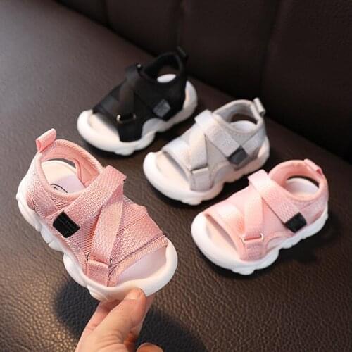 2020 Summer Infant Toddler Sandals Baby Girls Boys Toddler Sandals Non-Slip Breathable Soft Kid Anti-collision Shoes