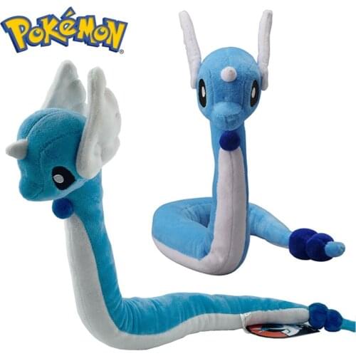 70CM Pokemon Kawaii Dragonair Plush Doll Cute Anime Cartoon short Stuffed Doll Pokémon Model Kids Boy Girl Toys Birthday Gift