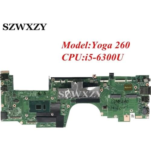 AIZS1 LA-C581P REV.1.0 For Lenovo ThinkPad Yoga 260 Laptop Motherboard i5-6300U Processor DDR4 Full Tested