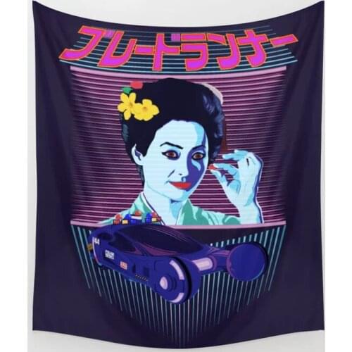 Blade Runner. Japanese Wall Tapestry Cover Beach Towel Throw Blanket Picnic Yoga Mat Home Decoration