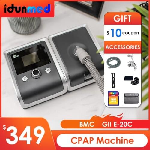 BMC CPAP GII E-20C-H-O With All Breathing Accessories Air Respirator Mask Tube Humidifier Supplies For Sleep Apnea Anti-Snoring