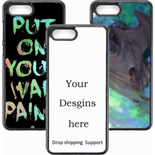 Custom printed eco-friendly cell phone case for Huawei Nova3/Honor 10/P20/P30/Y6/Y7/Mate 10 pro For Huawei Series 2D PC CASE