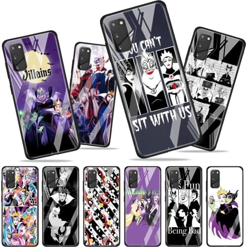 Disney Dark Villains Tempered Glass Cover For Samsung Galaxy A01 A11 A21S A21 A31 A41 A51 A71 A81 A91 Phone Case