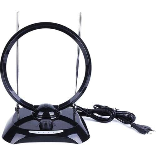 70MHz DVB-T Indoor Receiving TV Antenna Digital 100-240V Indoor Receiving TV Antenna EU Plug