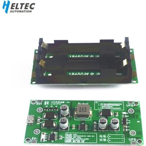 DC-DC Charging Step Up Booster Module UPS Uninterruptible Power Supply DC 5V to 5V 9V 12V for 18650 Lithium Battery UPS Charger