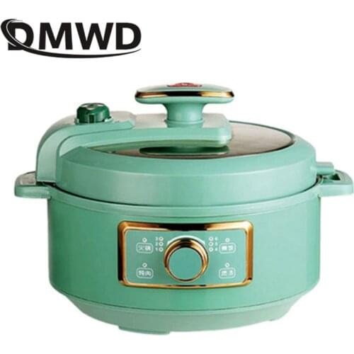 DMWD 2L Electric Pressure Cooker 220V 7 Menu Smart Automatic Braise /Boiling/Stewing Pot Cake Maker 24H Heat Preservation