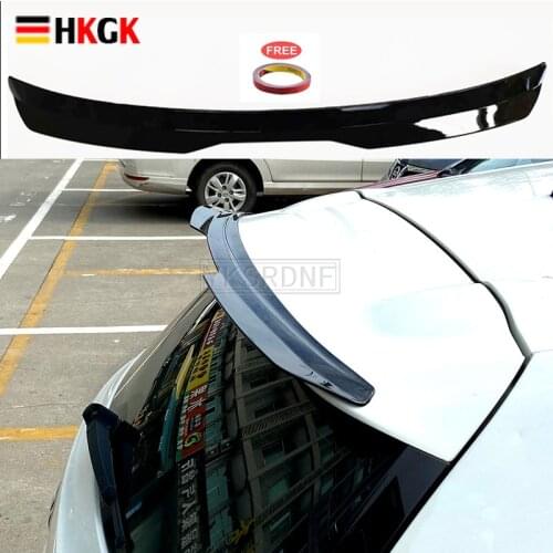 Gloss Black Maxton Style Carbon Fiber Style Rear Roof Spoiler For Volkswagen Scirocco R GTS 2015-2018 MAX