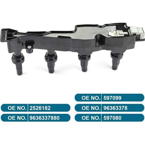 1 PCS ignition coil 2526182 9636337880 Fit for Peugeot 206 307 308 C4