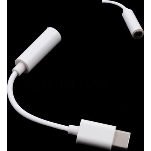 Kebidumei USB 3.1 Type C to 3.5mm Earphone port adapter Cable USB-C Aux Audio Converter to Headphon