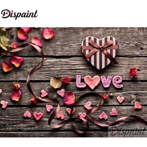 Dispaint Full Square/Round Drill 5D DIY Diamond Painting "Flower gift" Embroidery Cross Stitch 3D Home Decor A11399