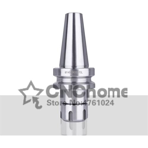 BT40-ER25-70L Spring ER Collet Chuck CNC Milling Toolholder Clamping End Mills Work on CNC Milling Machine