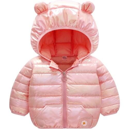 Down padded jacket winter thick baby coat women foreign style cotton-padded clothes infants padded jacket boys colorful outfits