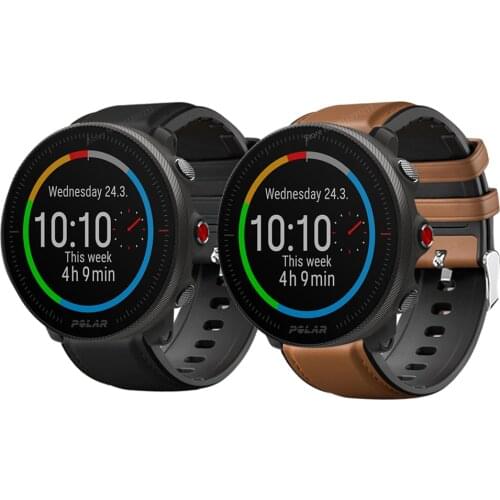 Wrist Straps For Polar Vantage M/M2 Leather Silicone Bracelet Watch Strap For Polar Grit X For Garmin Venu 2 Vivoactive 4 Band