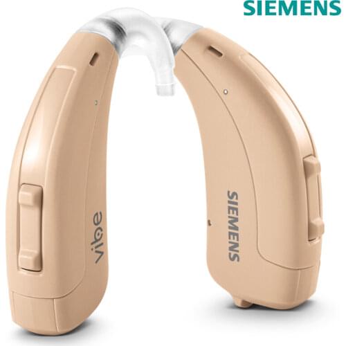Siemens Hearing Aid 120dB Original High Power Imported Chips 4 6 Channels Hearing Aids for Deafness with English Guide