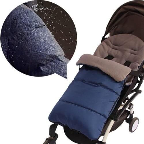 Stroller Sleeping Bag Pram Foot Cover New Thick Baby Swaddle Wrap Envelope Newborn Baby Warm Infant Stroller Sleep Sack Footmuff