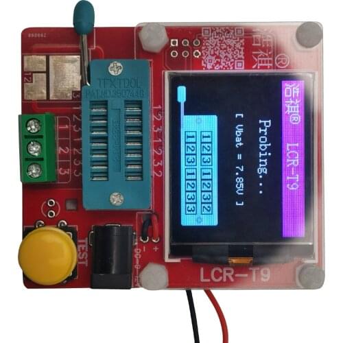 Transistor Tester with TFT Digital Transistor Tester Inductance Capacitance ESR Meter Diode PNP/ NPN Transistors Auto Testing