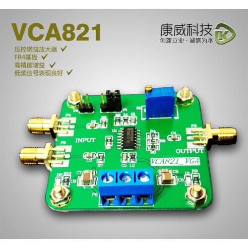 VCA821 module of voltage controlled gain amplifier electronic competition module